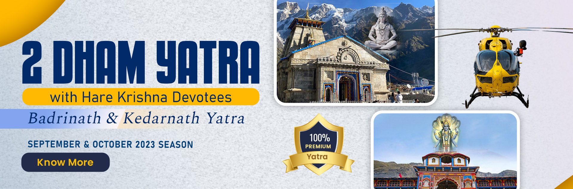 Hare Krishna Golden Temple - Join the exclusive Char Dham Yatra by